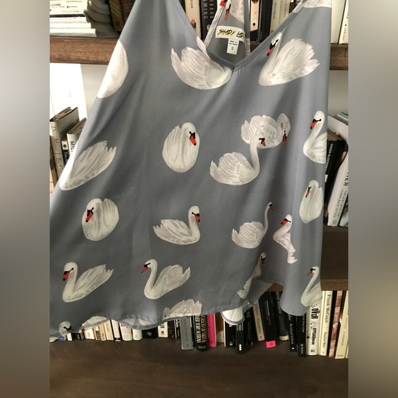 NWOT Shady Lady Grey Swan Camisole Top (S)  and Short (M) Sleep - Lounge Set S/M - Picture 7 of 16